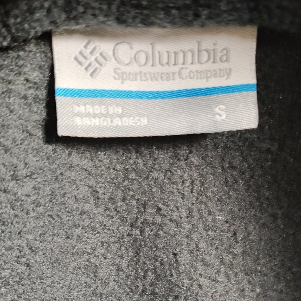 Columbia Charcoal Fleece Jacket with Embroidered‎ Logos